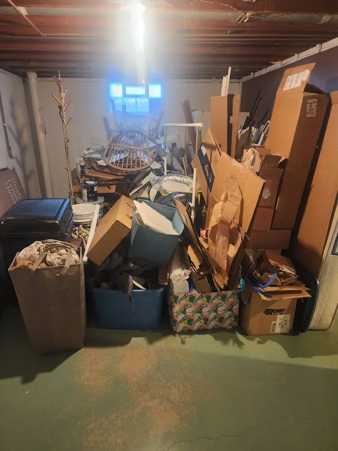 Roll-off dumpster container at job site for Construction Dumpster Rental in Castle Rock